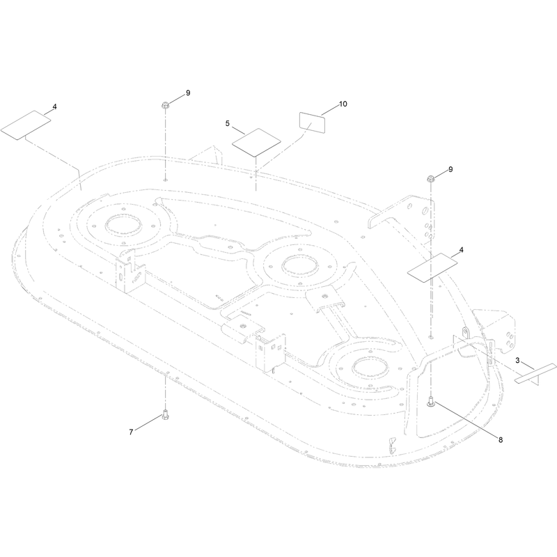 50 Inch Deck Decal Assembly No. 131-3606