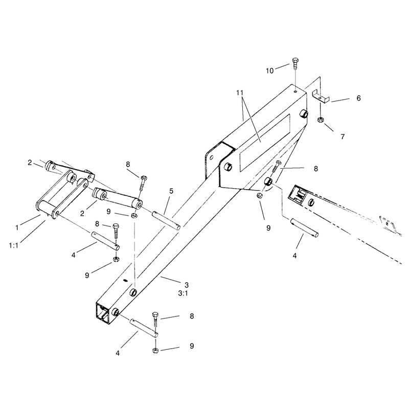 Crown Arm and Linkage Assembly
