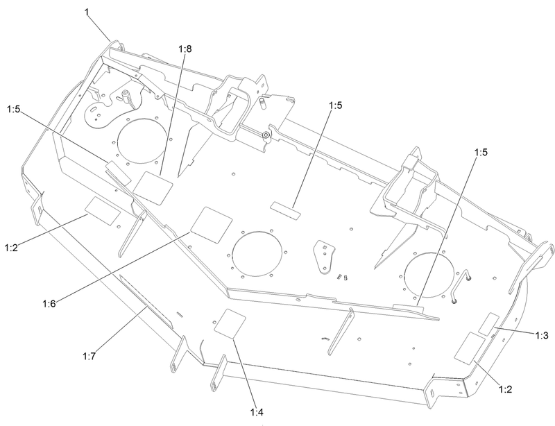 Deck Decal Assembly No 139 8132