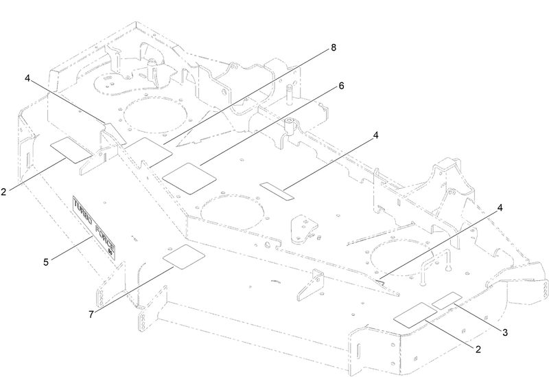 Deck Decal Assembly No 139 8119