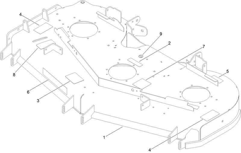 Deck Decal Assembly No 140 1169