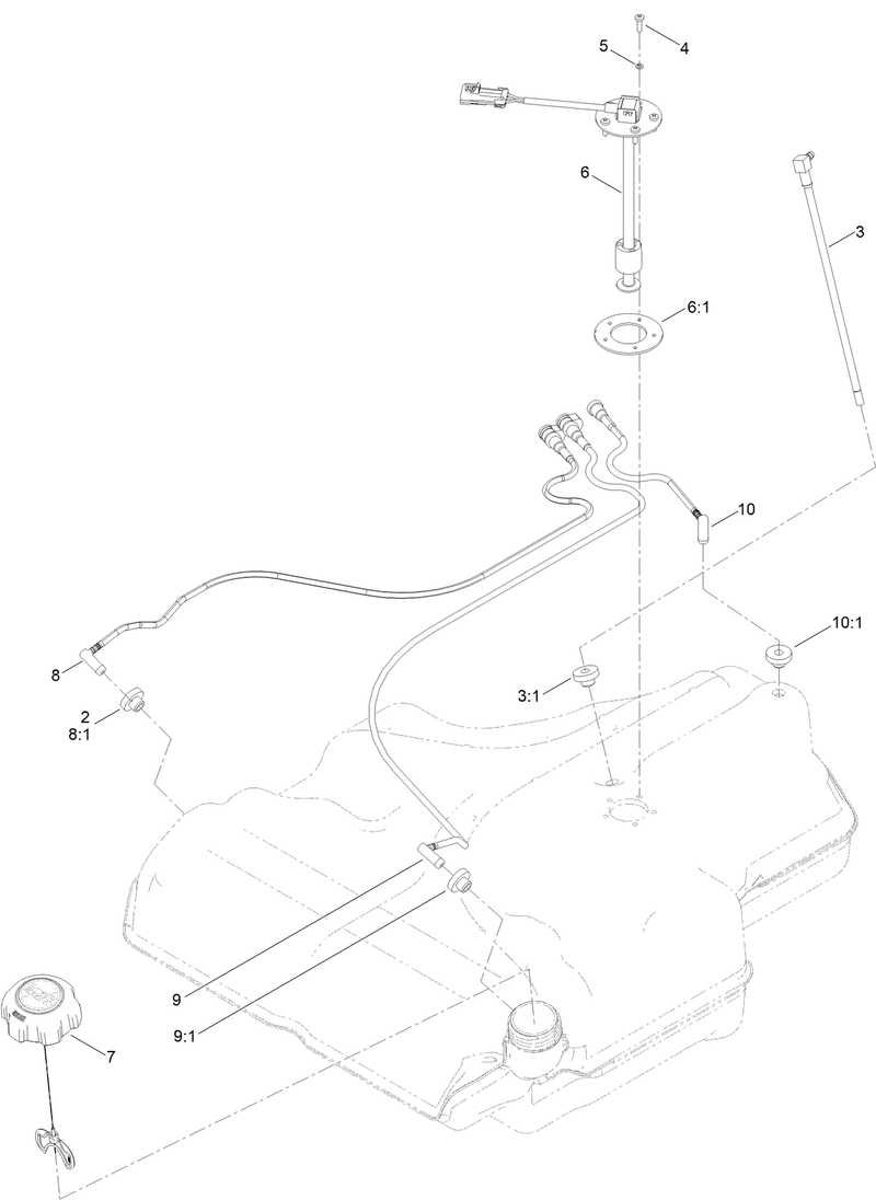 Fuel Tank Assembly No 135 0643