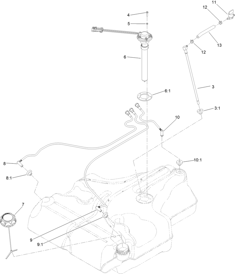 Fuel Tank Assembly No 135 0643