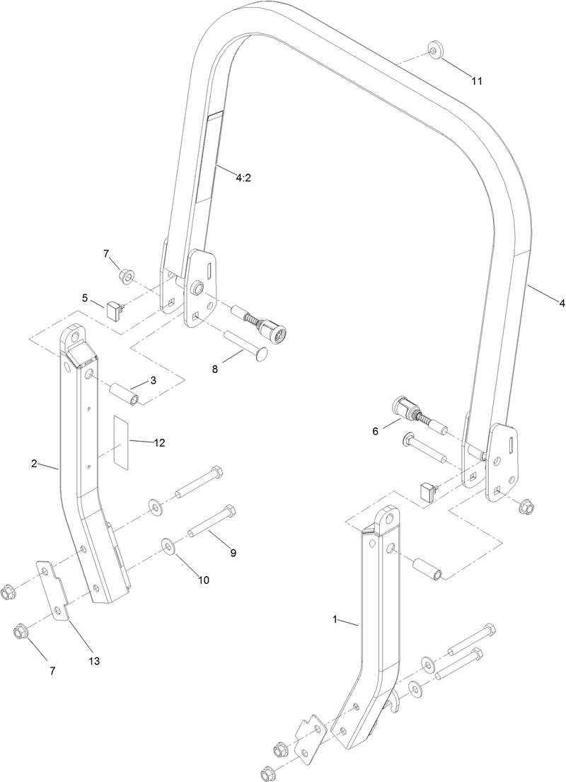 Roll over Protection System Assembly No 116 0230