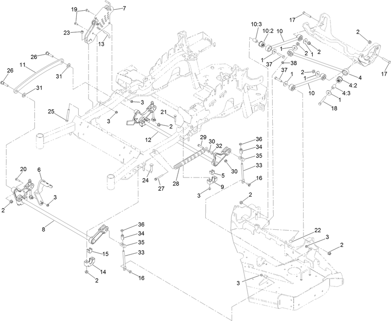 Deck Lift Assembly