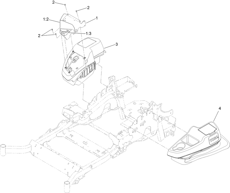 Fender Console and Control Assembly