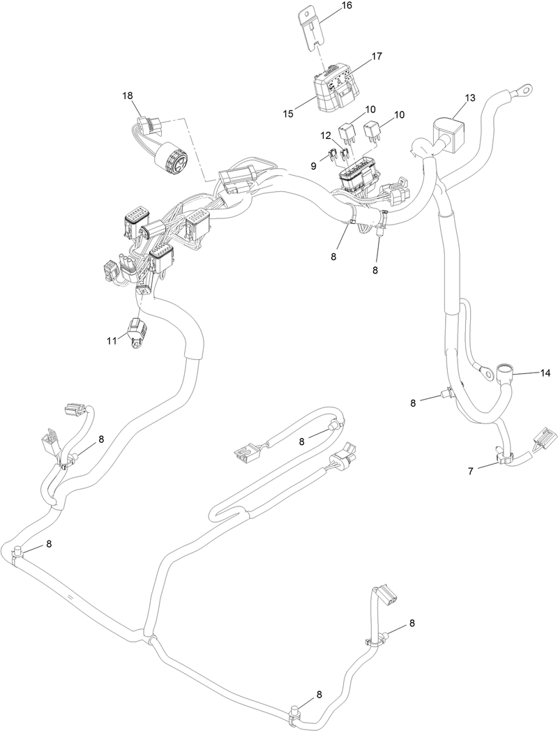 Wire Harness Assembly No 135 7894