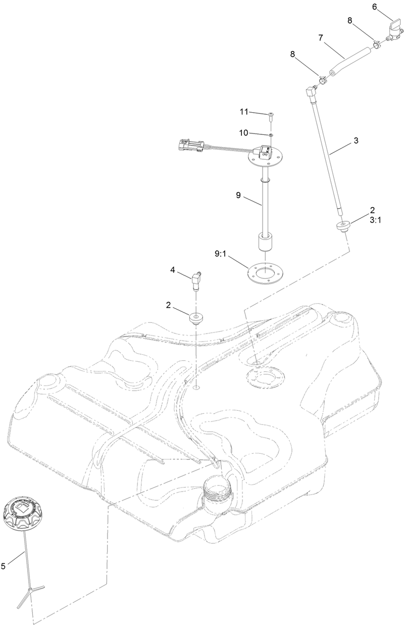 Fuel Tank Assembly No 135 0645