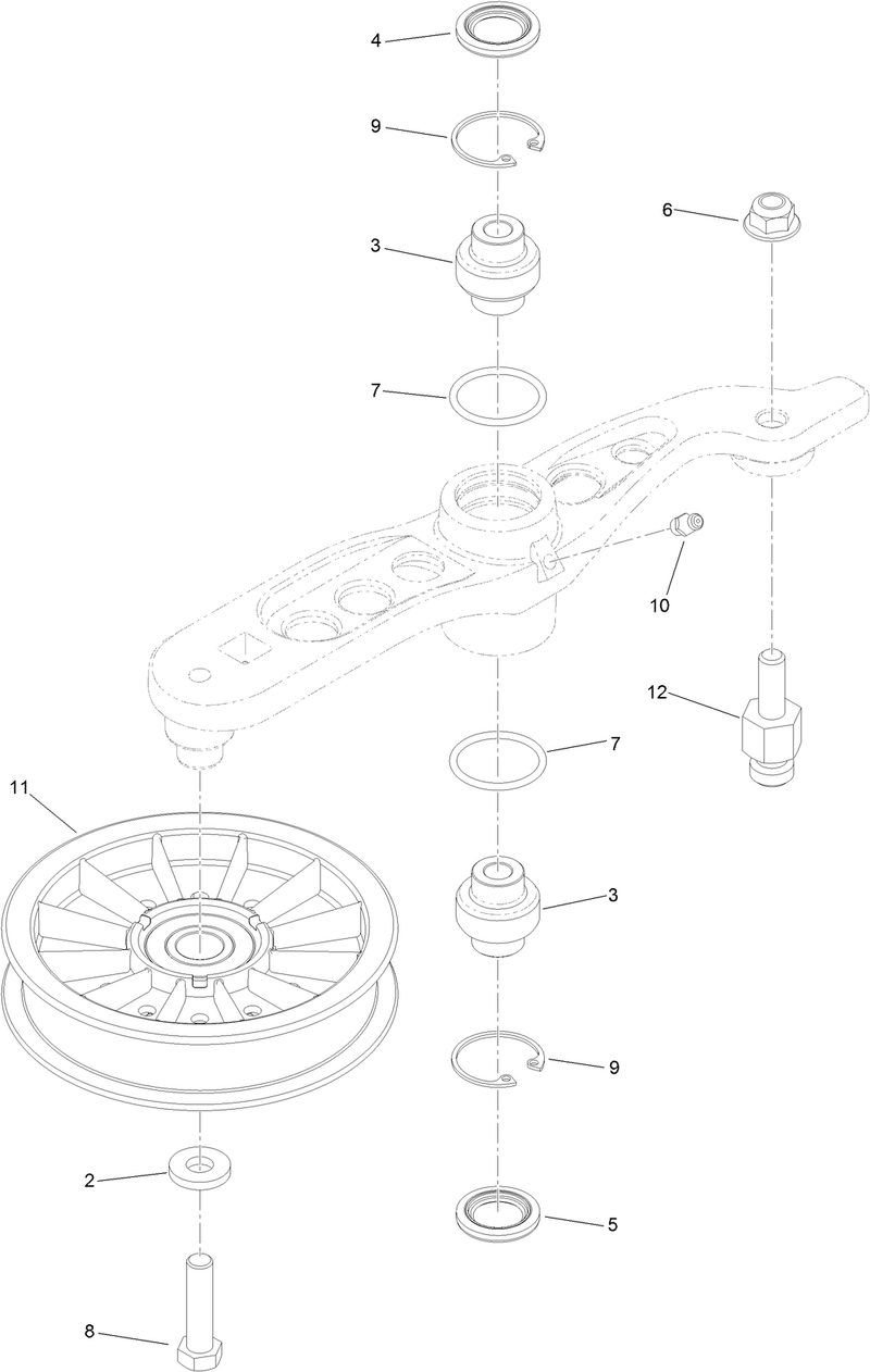 Pump Idler Assembly No 116 1255