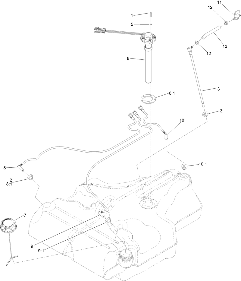 Fuel Tank Assembly No 135 0643