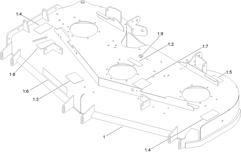 Deck Decal Assembly No 140 1169