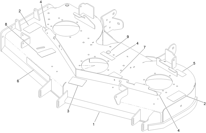 Deck Decal Assembly No 140 1168