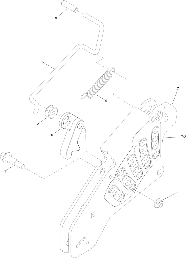 Height of Cut Assembly No 117 3842