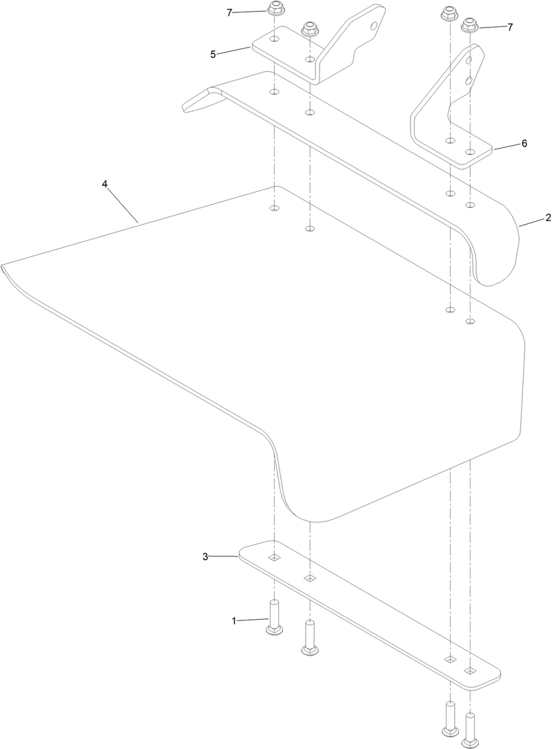 Rubber Deflector Assembly No 108 2792