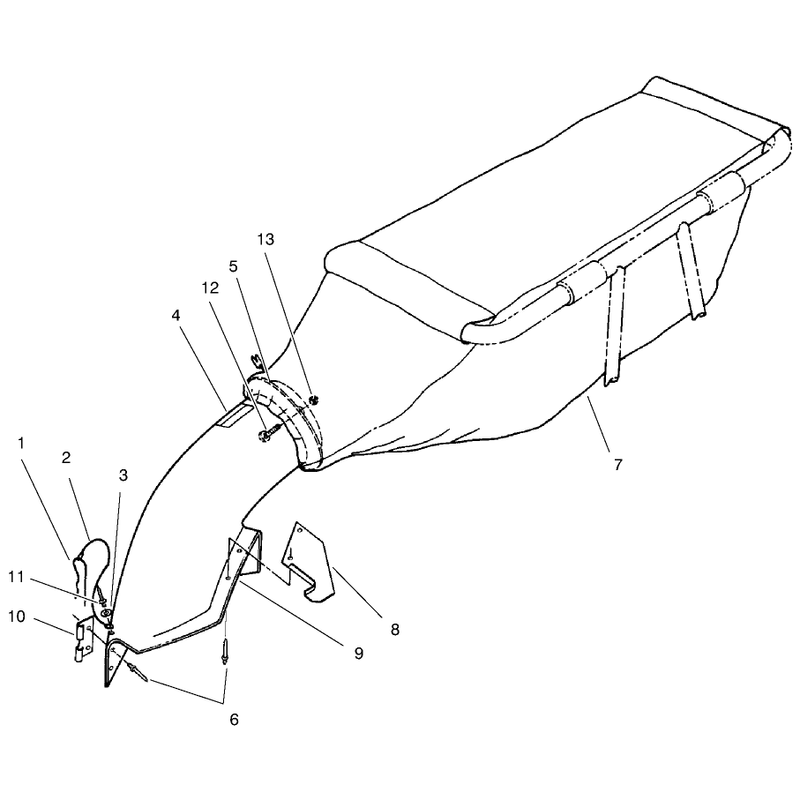 Chute and Bag Assembly