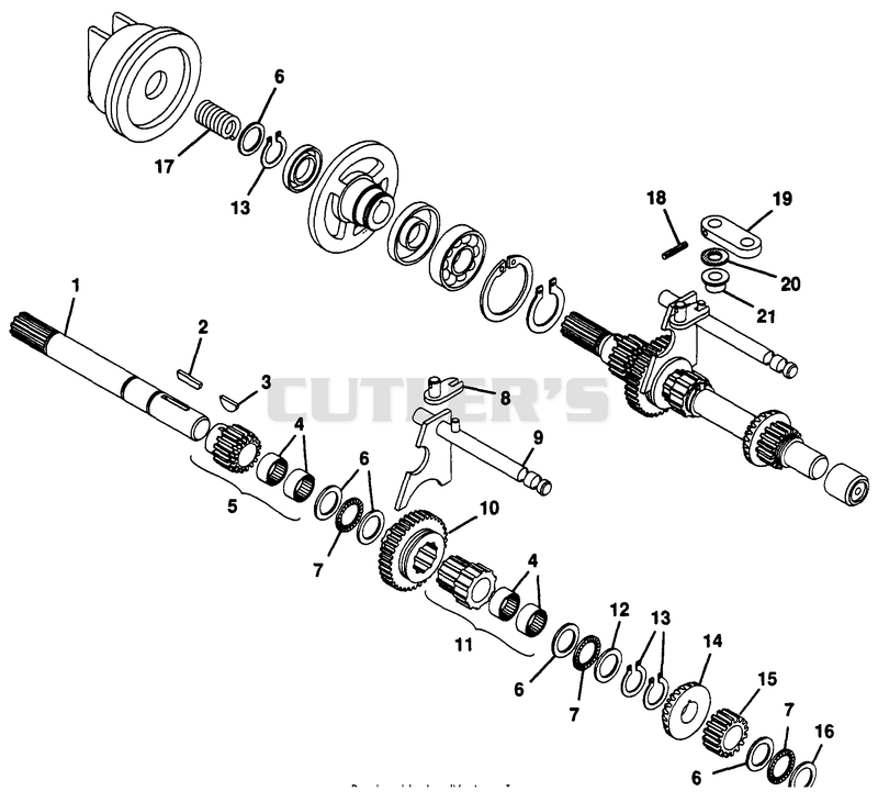 NUMBER ONE SHAFT - FORWARD CLUTCH