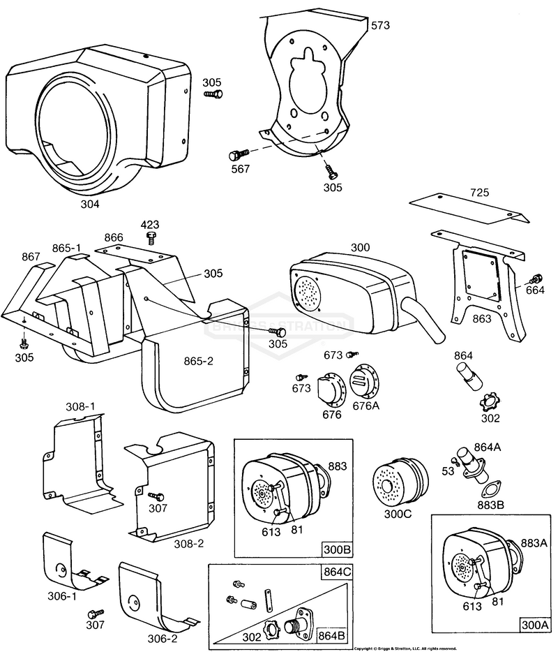 Blower Hsg,Air Guides,Elect.
