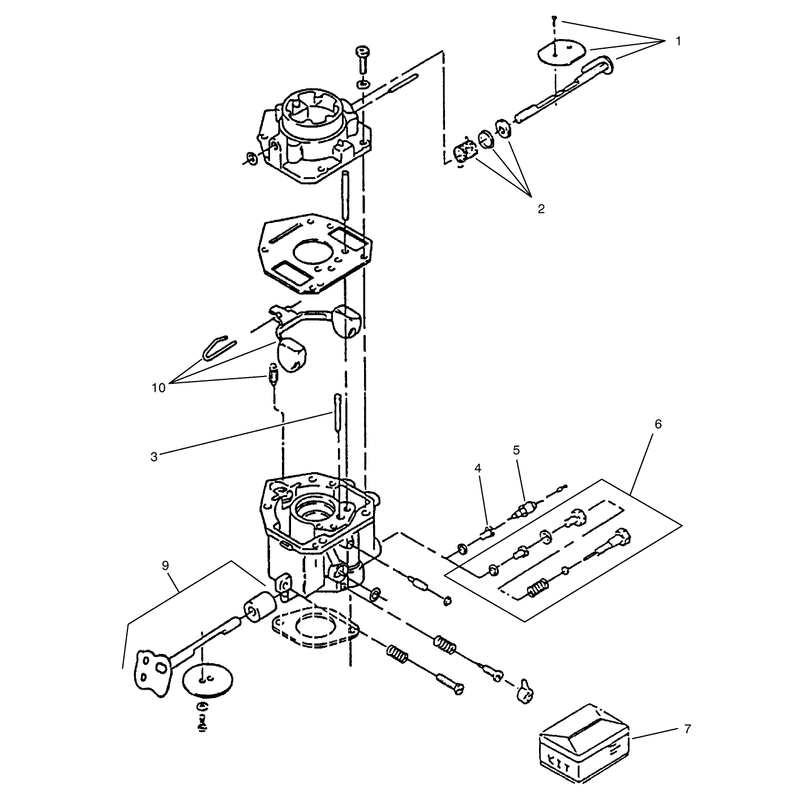 Carburetor Components Assembly