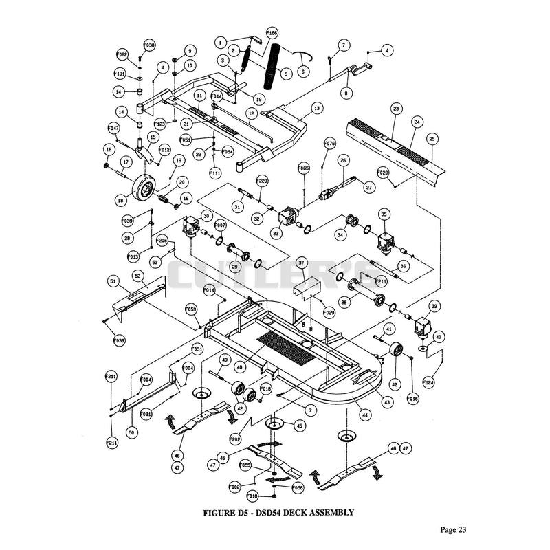 DSD54 Deck Assembly