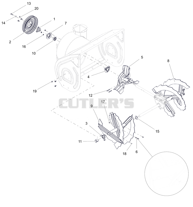Auger and Impeller - 28"