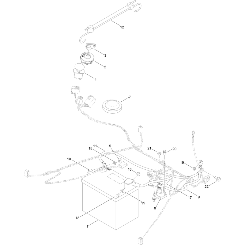 Battery and Electrical Assembly