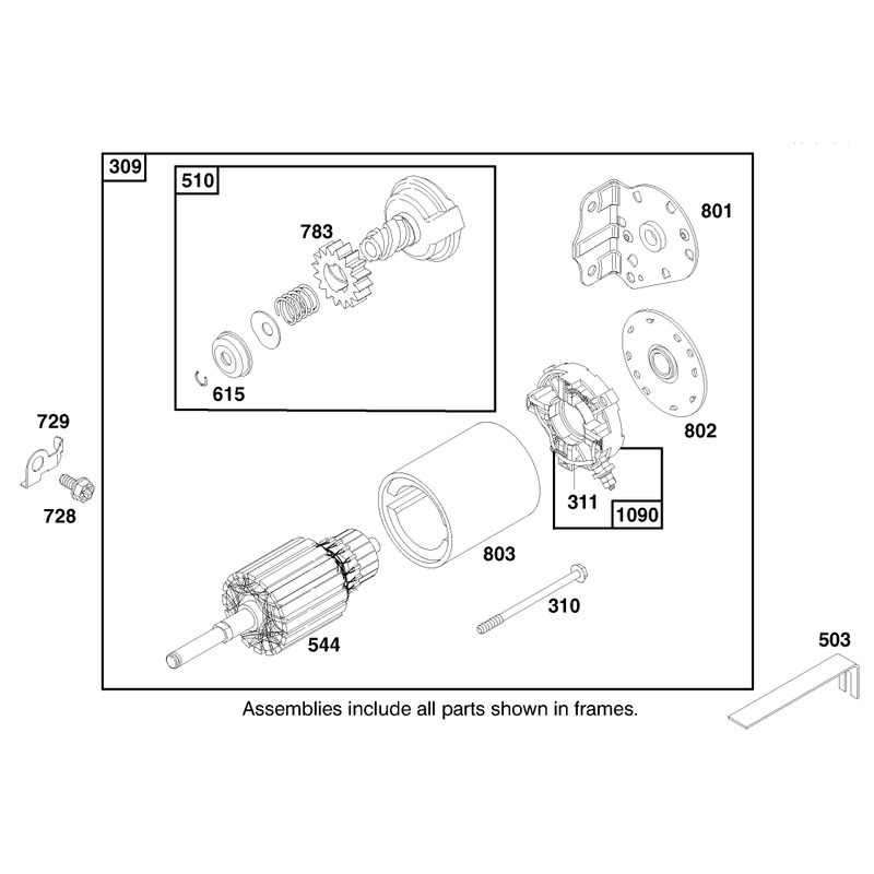 Engine Briggs and Stratton Model 28n707-0631-A1