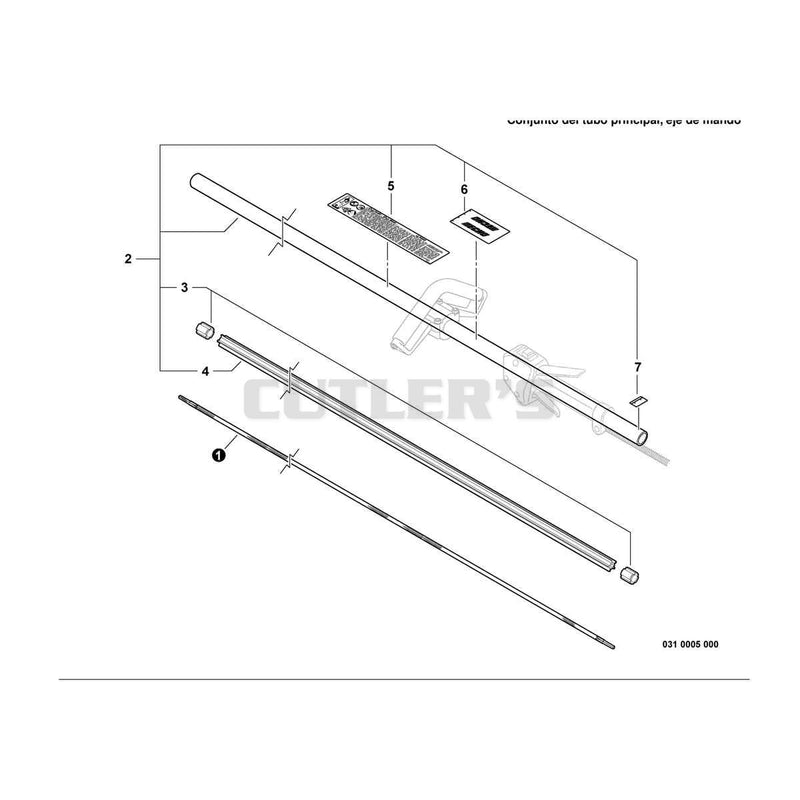 Main Pipe Assembly, Driveshaft
