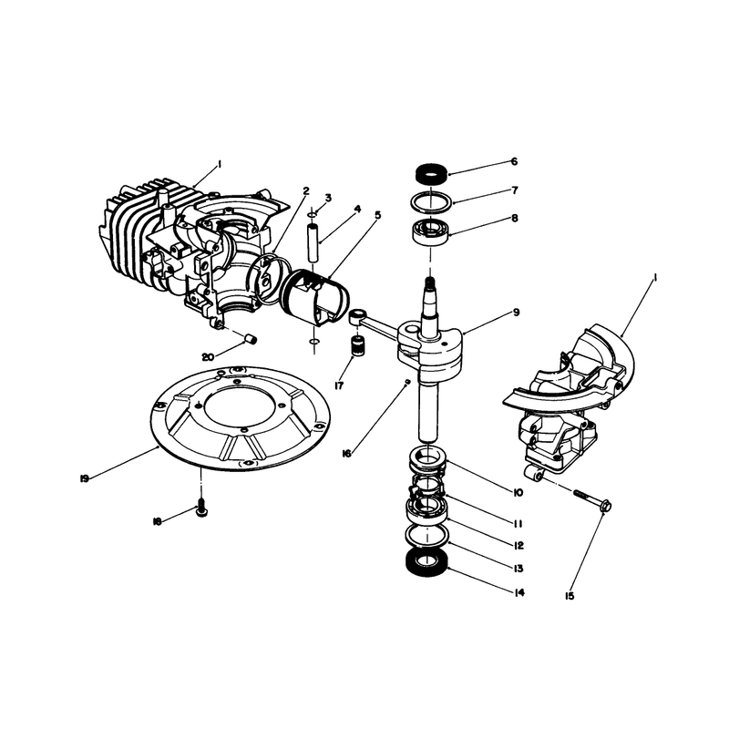 Crankshaft Assembly Model No 47ph7