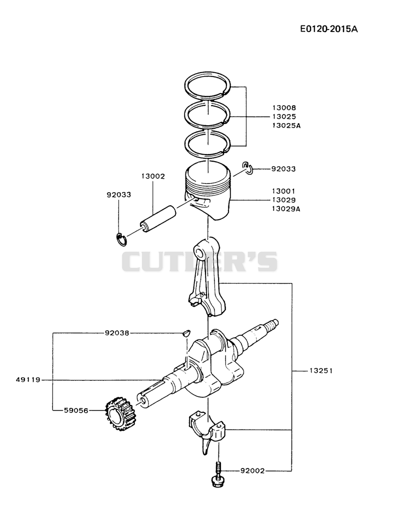 PISTON/CRANKSHAFT
