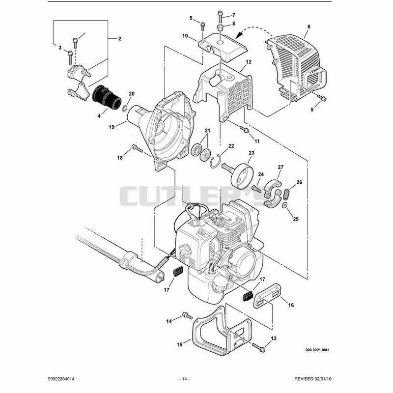 Engine Cover, Fan Case, Clutch