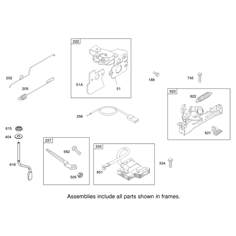 Governor Assembly Briggs and Stratton Model 122602-0120-E1
