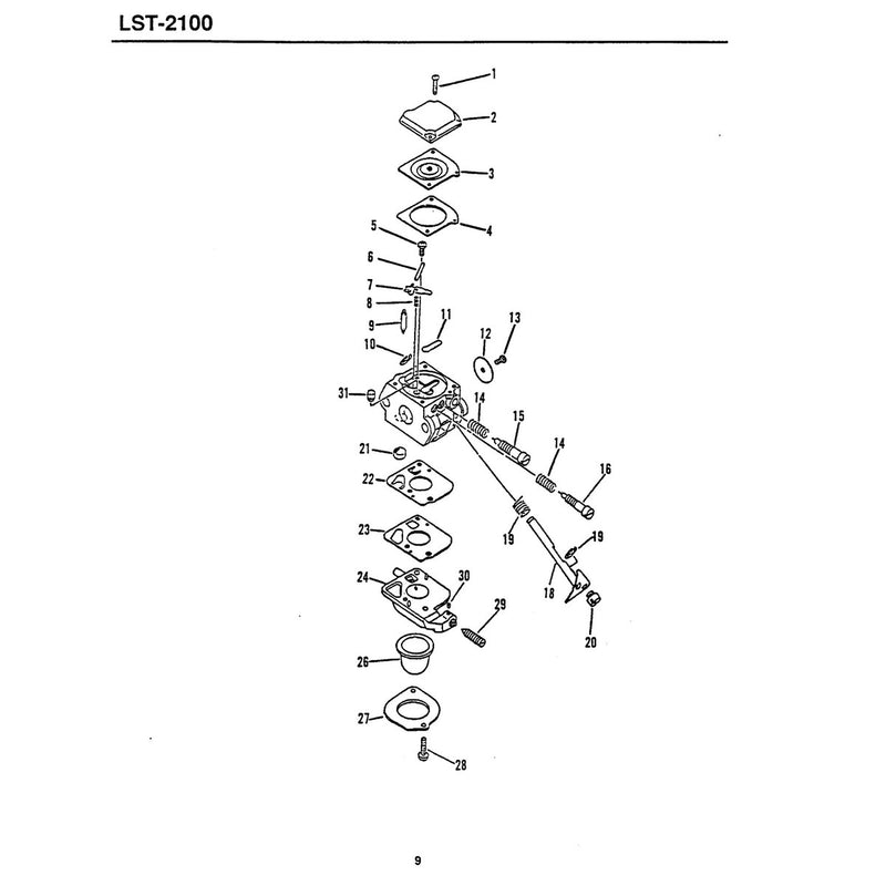 Carburetor C1U-K16 Includes The Following Items