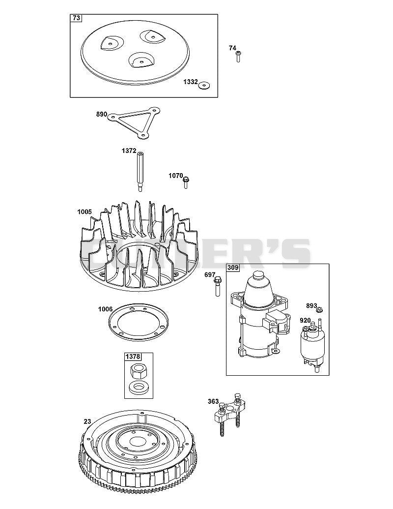 FLYWHEEL/IGNITION/STARTER GROUP