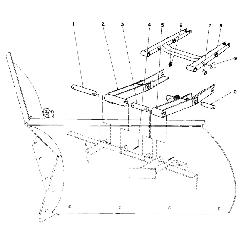V Plow Installation No 30755 Optional