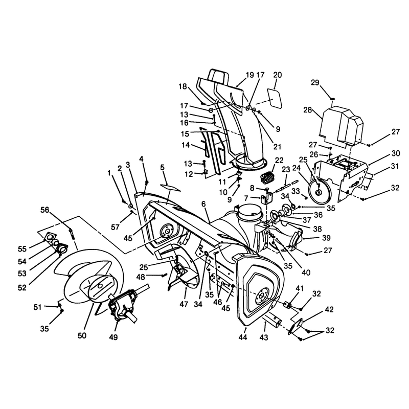Housing & Chute Assembly