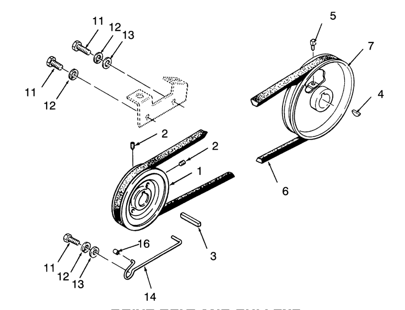Drive Belt And Pulleys