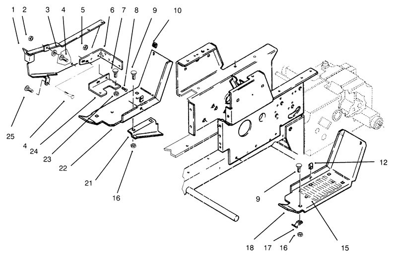 Belt Guard and Footrests