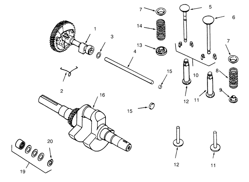 Camshaft Crankshaft And Valves