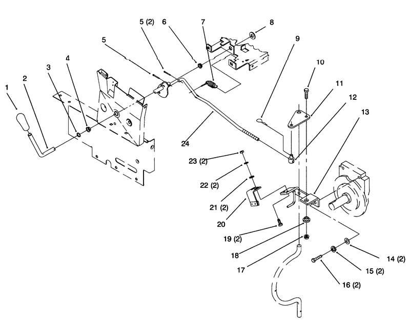 Pto Clutch Linkage