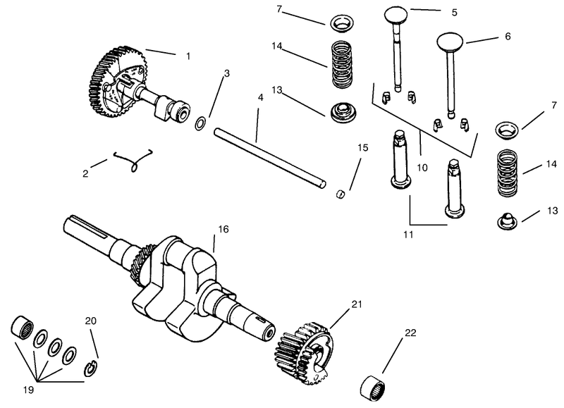 Camshaft Crankshaft And Valves