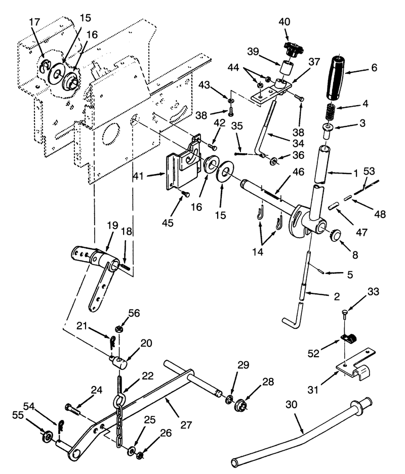 Manual Lift Linkage