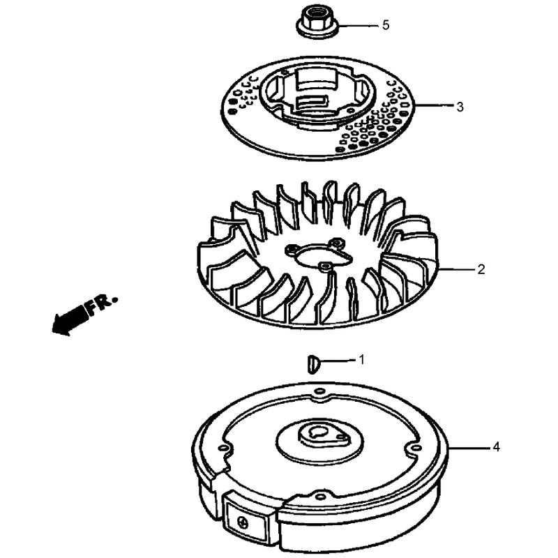Flywheel Assembly Honda GXV160A1-T1AH