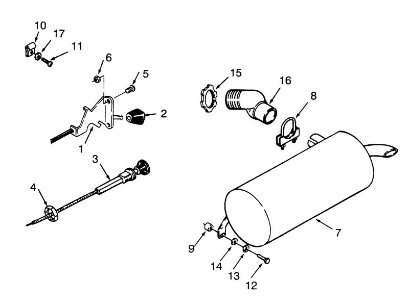 Throttle Choke And Exhaust