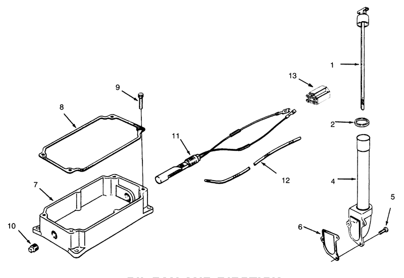 Oil Pan And Dipstick