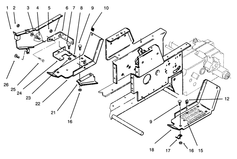 Belt Guard and Footrests