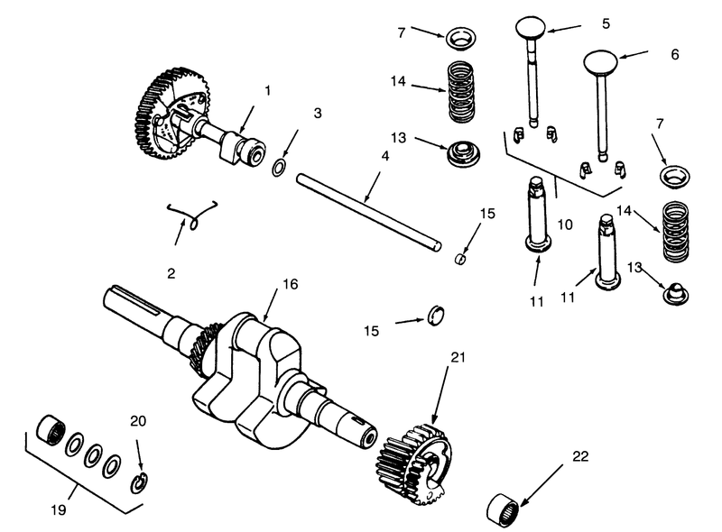 Camshaft Crankshaft And Valves