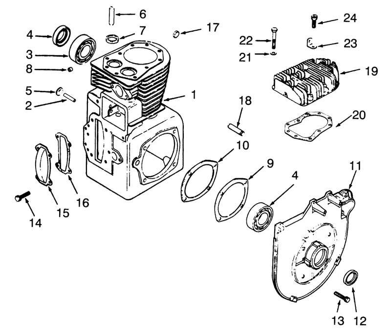 Crankcase And Cylinder Head