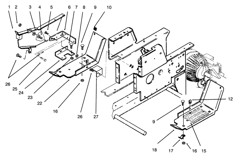 Belt Guard and Footrests
