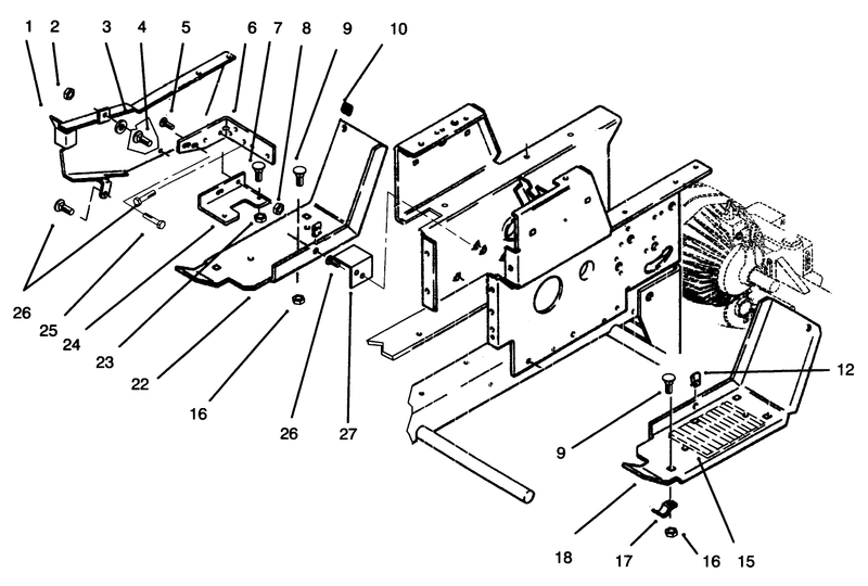 Belt Guard and Footrests