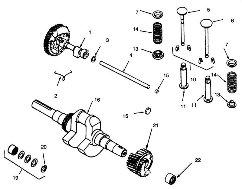 Camshaft Crankshaft And Valves
